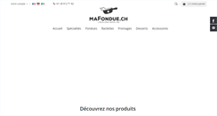 Desktop Screenshot of mafondue.ch